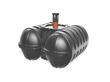 Roth Abwassertank Twinbloc 5000 Liter *OHNE DIBT ZULASSUNG* inklusive Schacht DN200 und Deckel